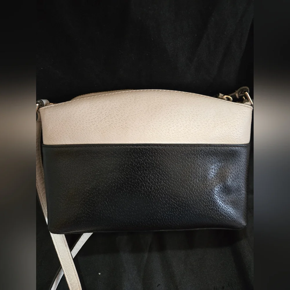 Kate Spade Black and Cream Crossbody Bag
